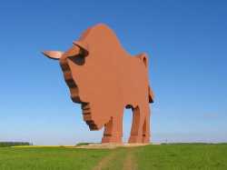 Belarus Symbol Zubr Statue